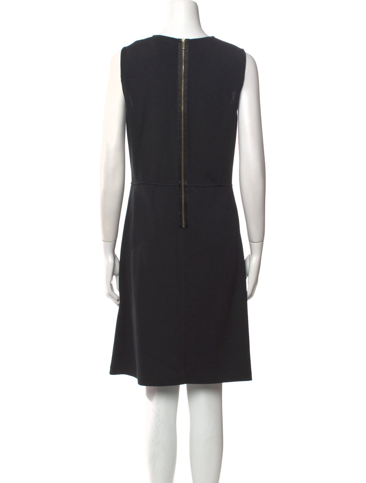 St. John Caviar Crew Neck Knee-Length Dress